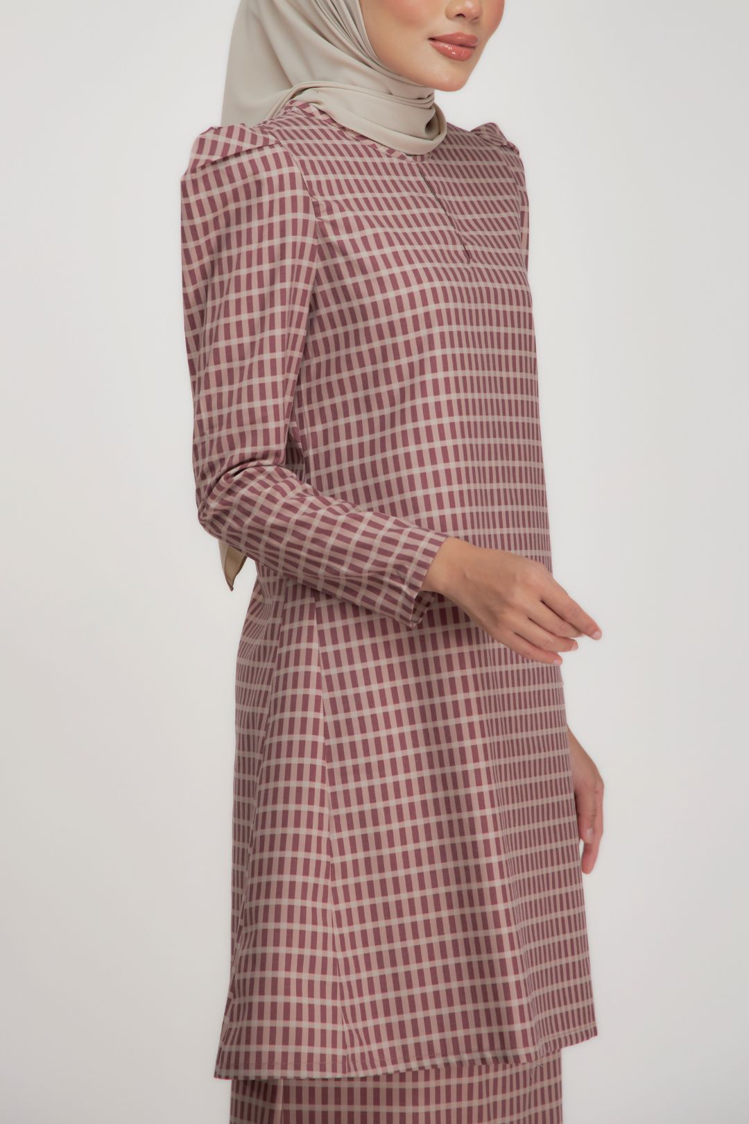 Cendana Kurung 2.0 - Sleek Puff Shoulder